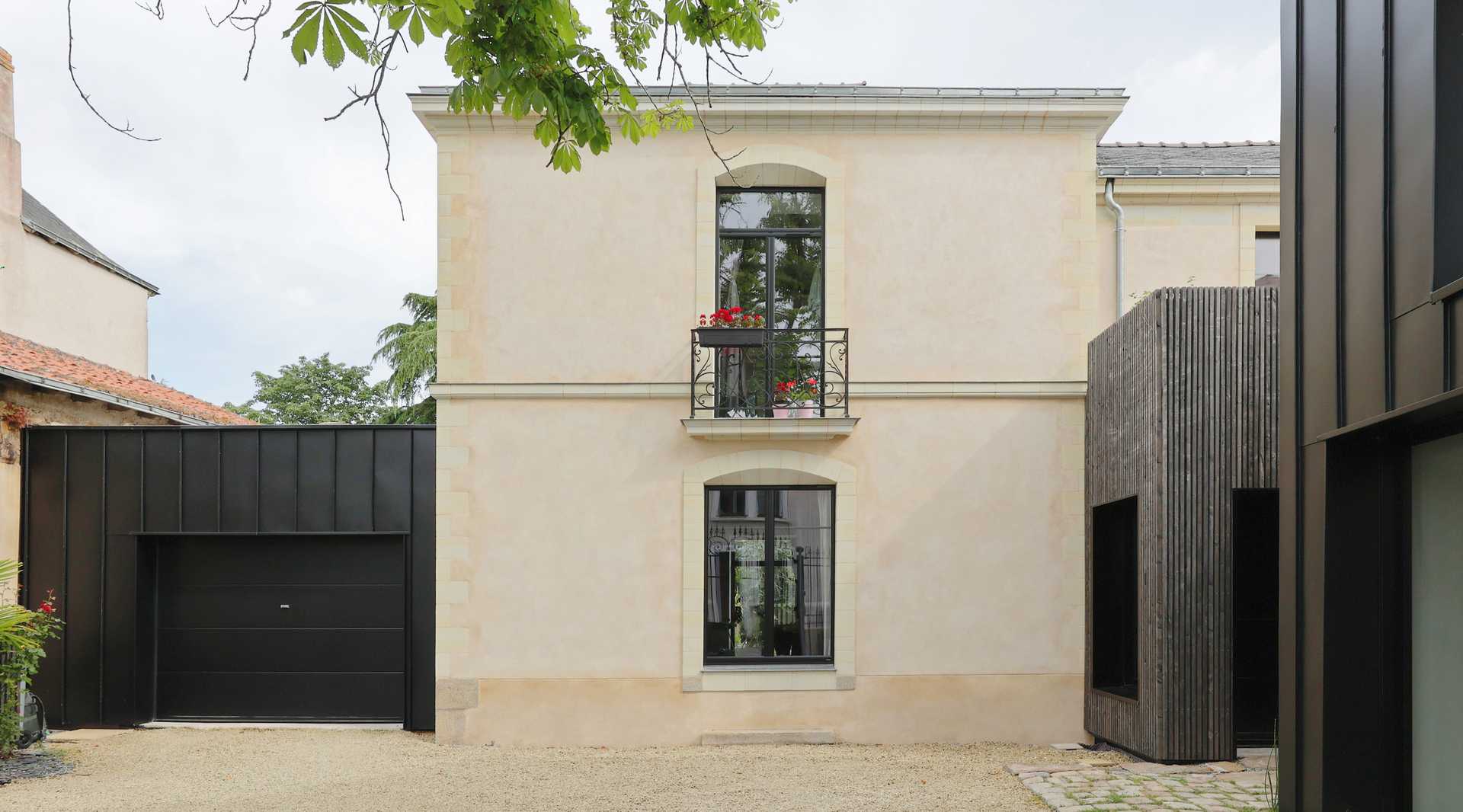 Extension d'une maison de ville réalisée par un architecte à Nantes