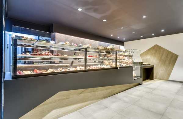Rénovation intérieure d'une boulangerie par un architecte d'interieur à Nantes